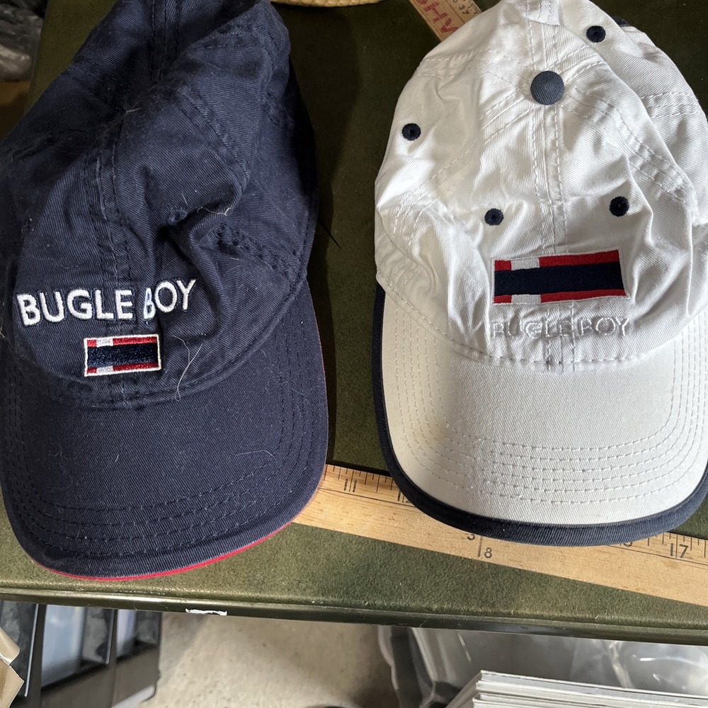 Vintage "Bugle Boy  1977" Strapback Dad Hats Cap  Set Of 2
